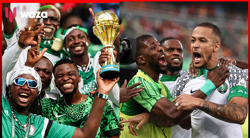 Nigerians Celebrate Tense Africa Cup Semi-Final Win