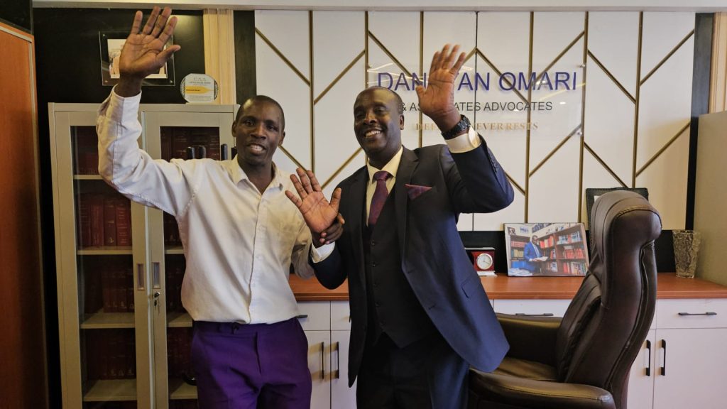 Embarambamba and his lawyer Danstan Omari