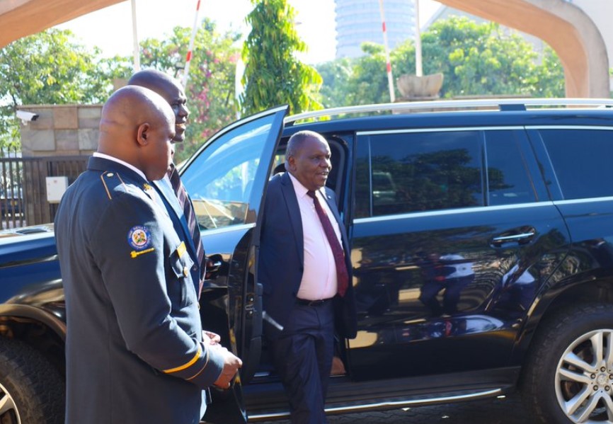 Kisii DG Robert Monda Arrives In Parliament For Impeachment Defense
