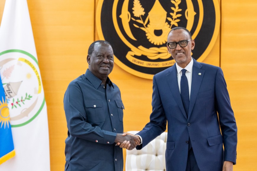 President Paul Kagame Endorses Raila’s AUC Chairperson  Bid
