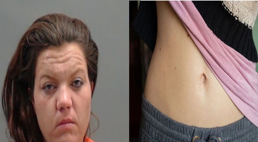 woman arrested for concealing meth in her belly button