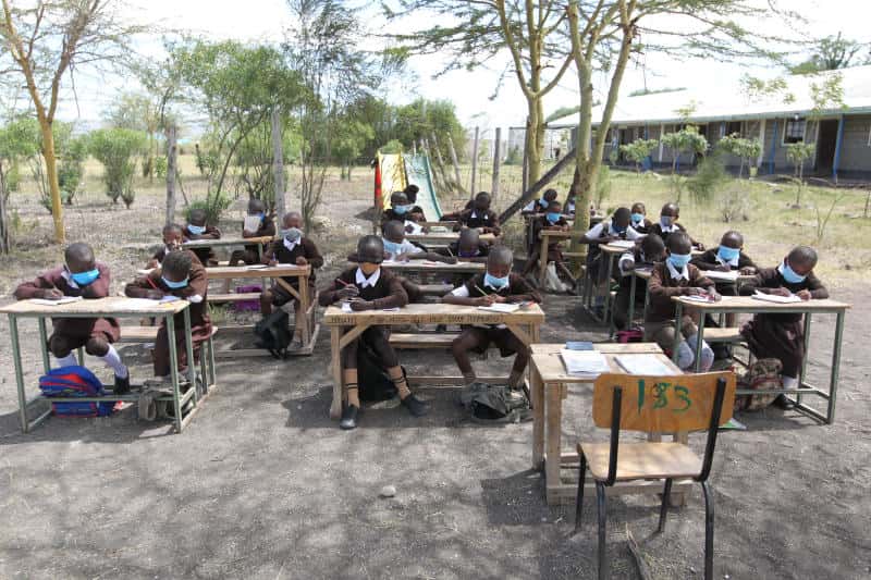 Over 300 Pupils Forced To Learn Under Trees After Wind Destroys Classrooms