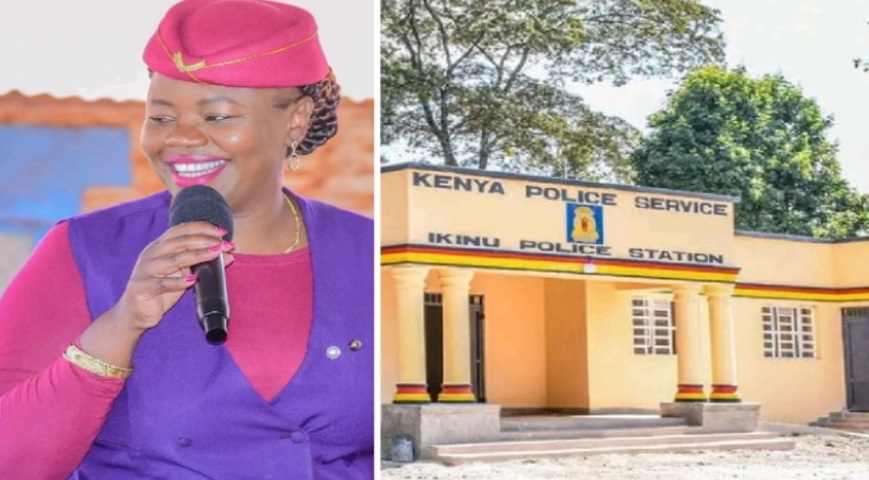 MP Gathoni Wamuchomba Praised After Renovating A Police Station