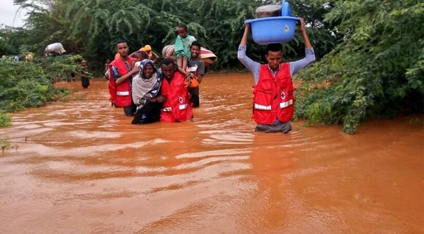 Kenya Red Cross Evacuates Eight People From Floods In Garissa