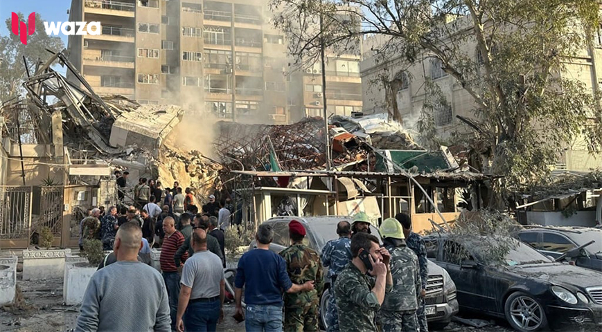 8 Killed As Israel Strikes Iran Embassy Annex In Damascus