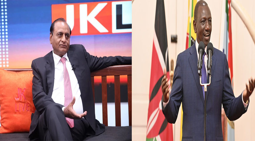 Tycoon Narendra Raval wants Ruto to rule for 25 years