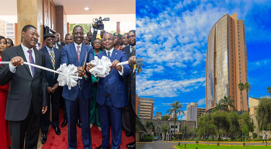 President William Ruto launches Bunge Towers