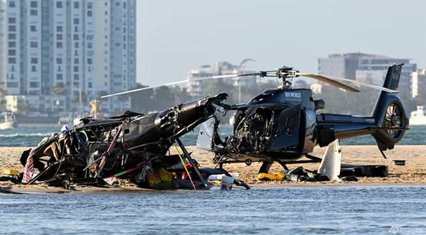 One Dead, Seven Missing After Two Japanese Military Helicopters Crash