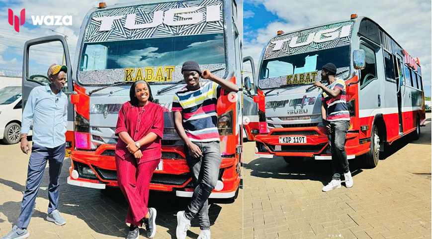 Njugush and Wakavinye Unveil Their New Mini-Bus Named Tugi