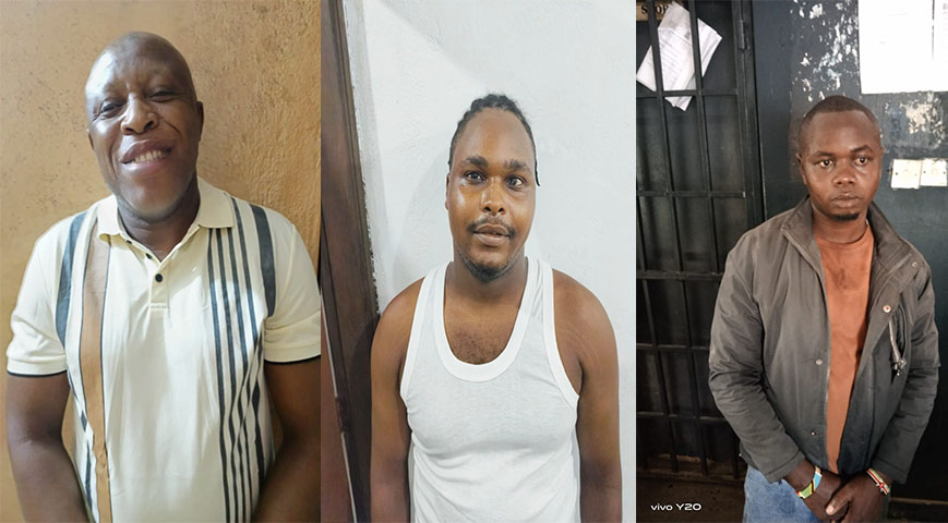 several suspects arrested with Cocaine Worth Ksh.3.7 Million