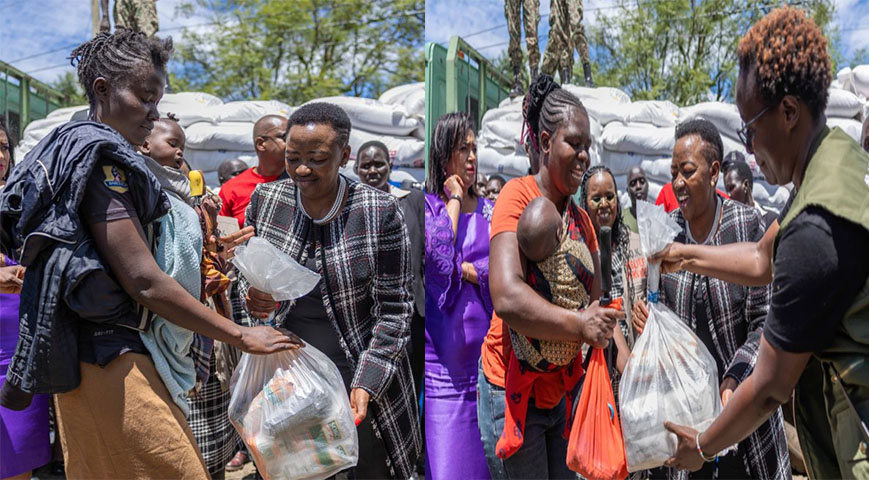 Rachel Ruto Donates Food To 203 Families Affected By Floods In Thika