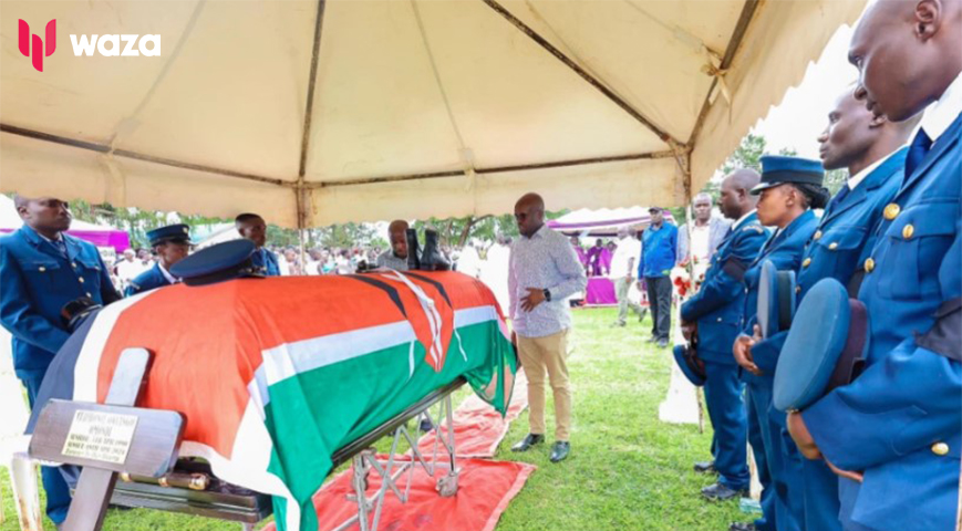 KDF Chopper Crash: Sergeant Cliphonce Omondi Buried Amid Demands For Answers
