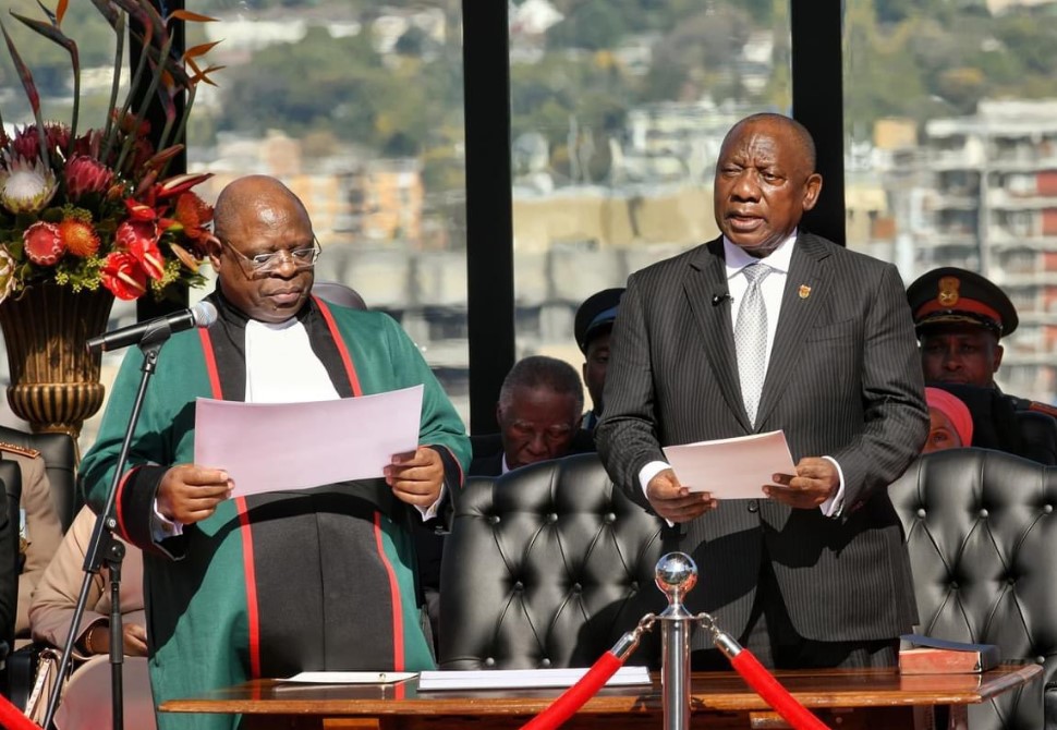 Cyril Ramaphosa Takes Oath Of Office For Second Term