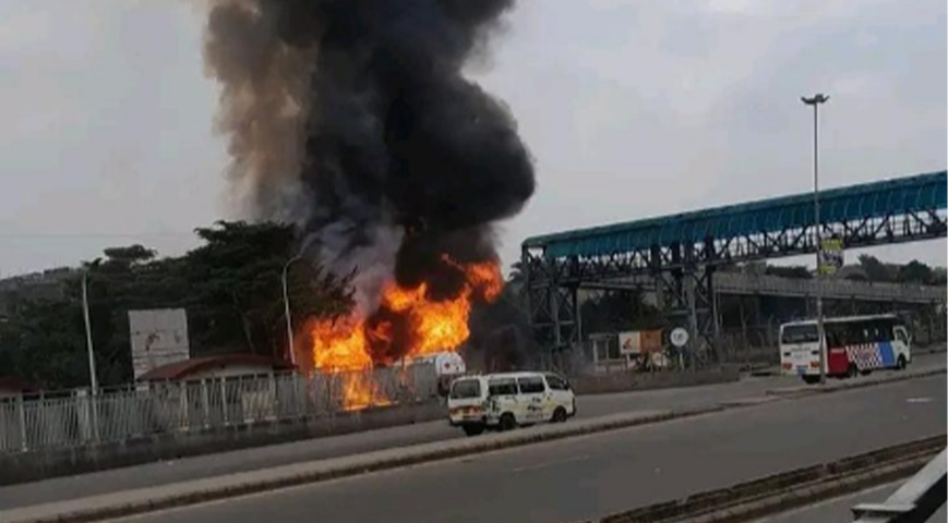 Gas tanker explosion in Embakasi