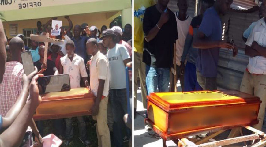 Drama In Bondo And Msambweni As Youth Carry Coffin To MP's Office For Voting 'Yes' On Finance Bill