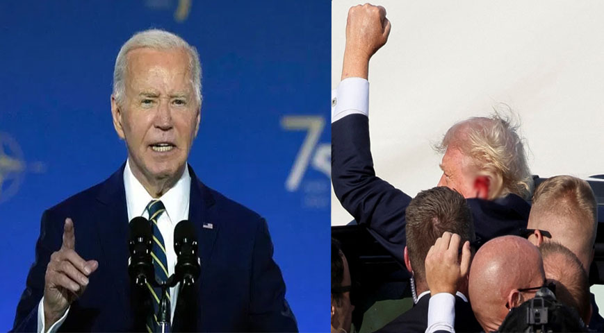 President Biden Condemns Trumps shooting