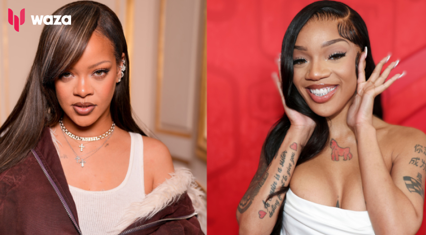 Rihanna Asks GloRilla “Wild Hypocritical” Question: “When Does The Album Drop?”
