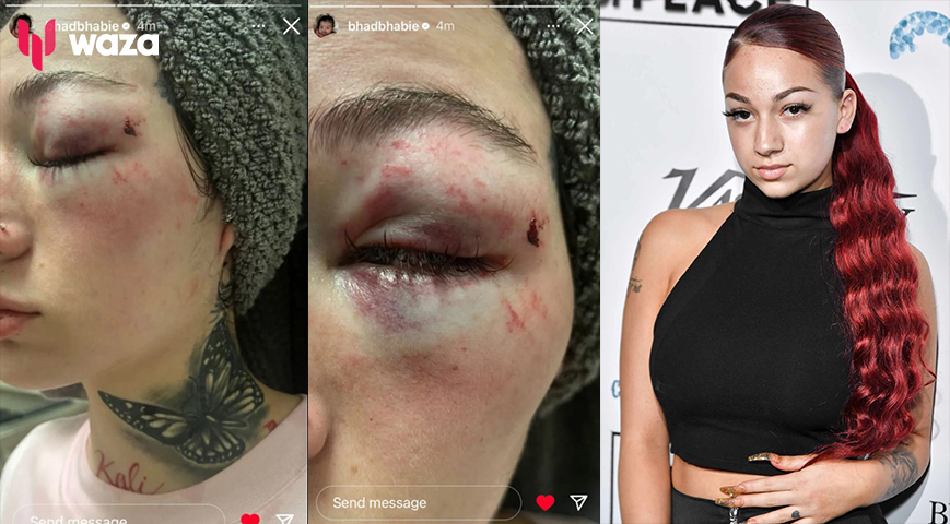 Bhad Bhabie Shares Shocking Footage of Ex-BF Le Vaughn Assaulting Her