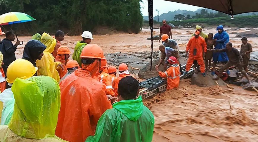 Kerala Landslides Claim 19 Lives, Rescue Efforts Hampered by Bridge Collapse