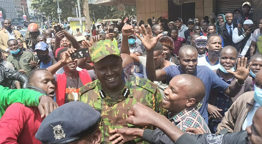 Was JKIA a decoy? Protesters flood CBD, keep off airport