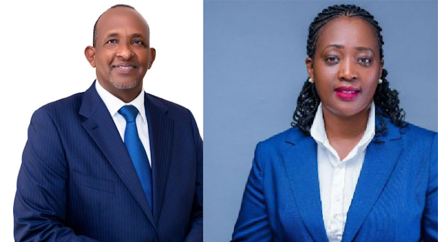 Aden Duale and Soipan Tuya