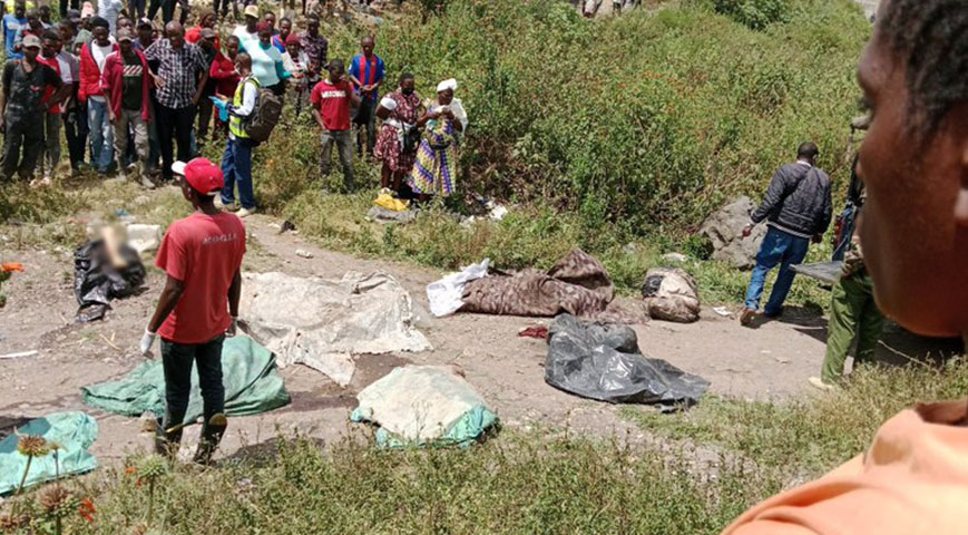 9 bodies recovered from a dumpsite in Mukuru