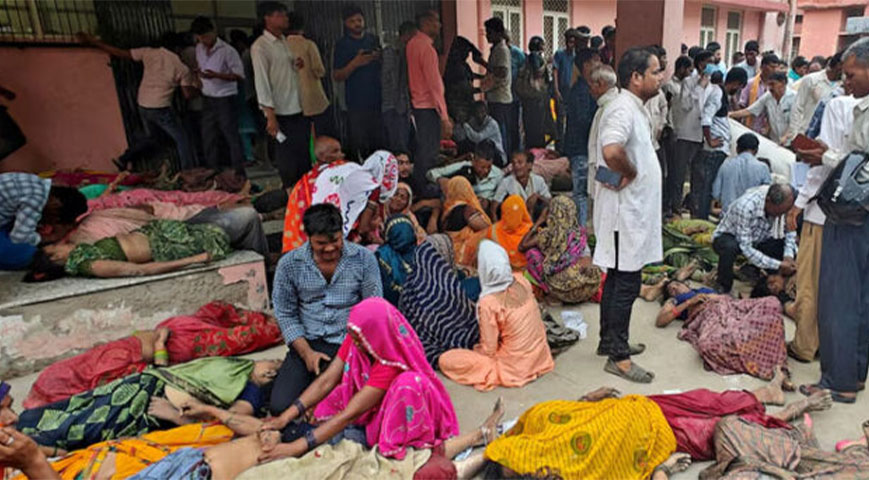 87 people people feared dead in India during a stampede