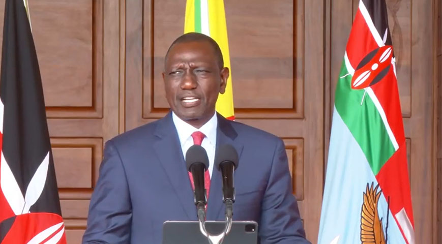 President Ruto dissolves cabinet