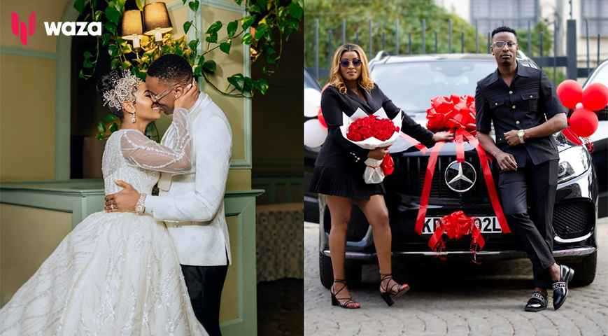 Kenyan dancer and Gospel artist Ezra FBI Gifts His Wife Maurine a Sleek Mercedes Benz GLE As Push Gift