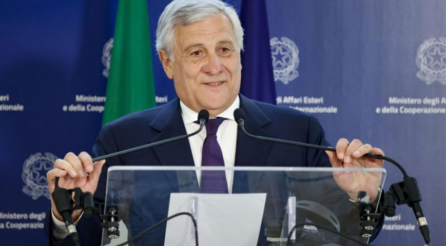 Foreign minister Antonio Tajani