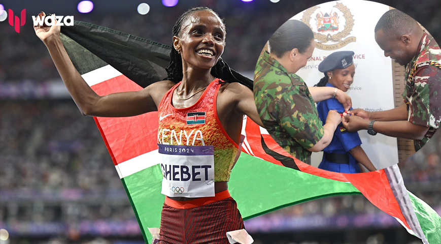 Olympic Medalists Chebet, Kibiwott Promoted To Corporals