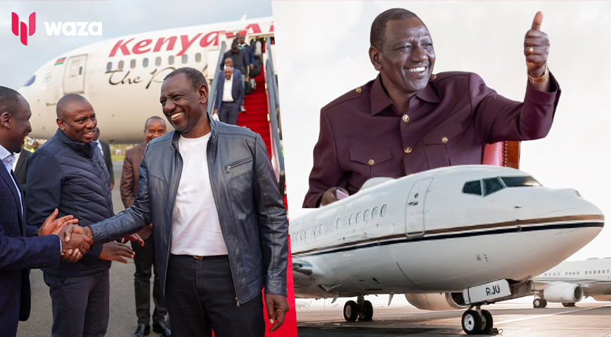 Ruto back to the skies, car sunroofs as political temperatures cool