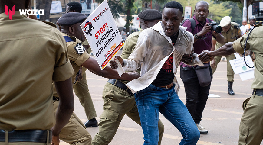 Youth protesters clash with police in Nairobi ahead of Katiba day