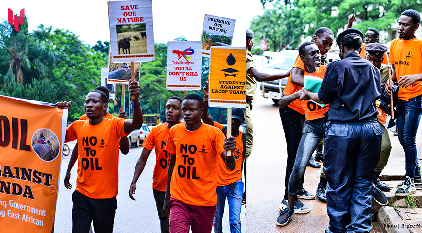 Uganda detains 21 people protesting oil project