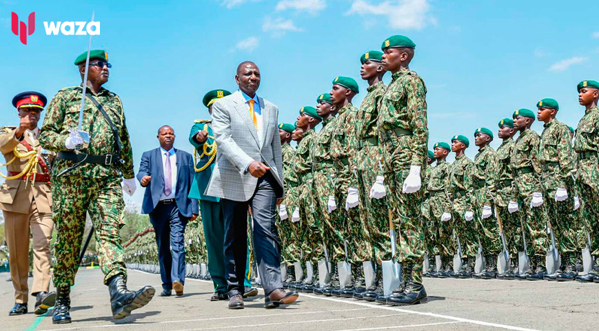 President Ruto orders basic firearms training for NYS officers