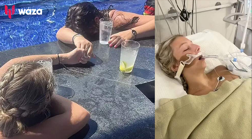 College Students Hospitalized, Shocking Pic Shows Them Passed Out on Cancun Bar