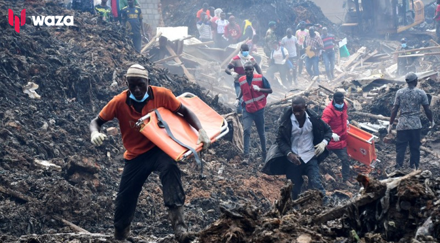 Death toll from Uganda rubbish dump landslide rises to 12