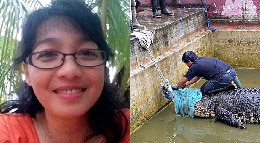 54-Year-Old Woman Fatally Attacked By A Crocodile In Indonesia