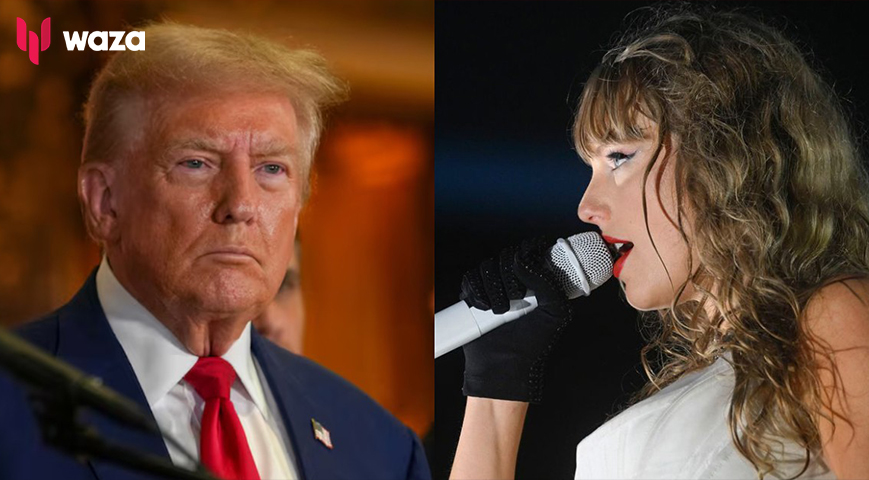 Trump says 'I hate Taylor Swift!' in Truth Social post