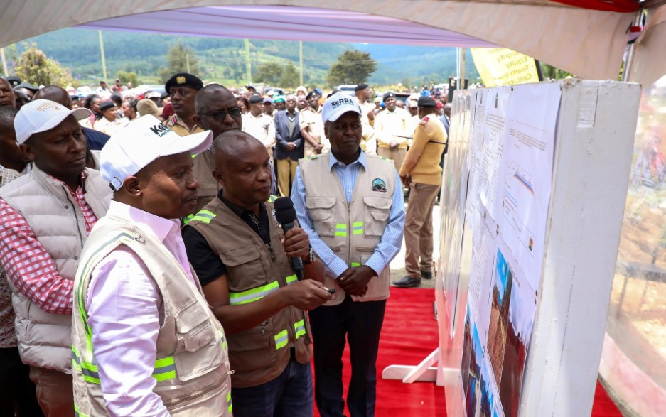 Kindiki Unveils A 44.5 Km Road Construction Project In Kinangop