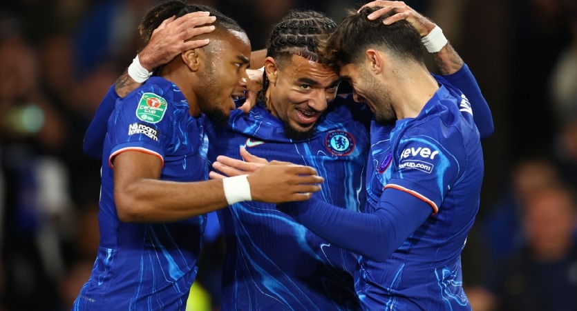 Nkunku Strikes Hat-trick As Chelsea Sink Barrow