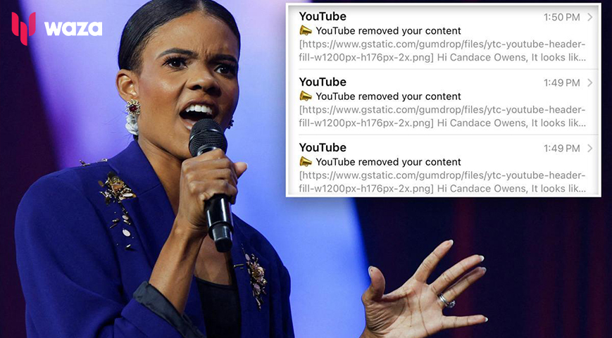 Kanye West's Offensive Interview Gets Candace Owens’ YouTube Channel Suspended