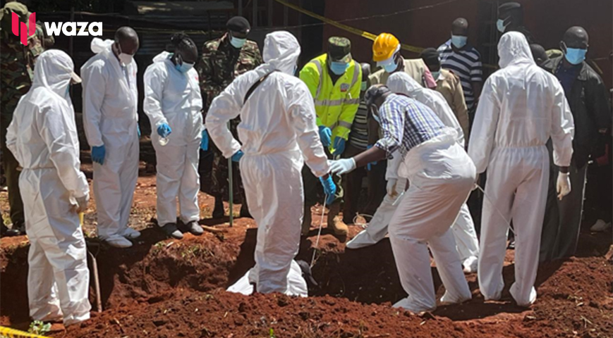 Police uncover shallow grave in Trans Nzoia county