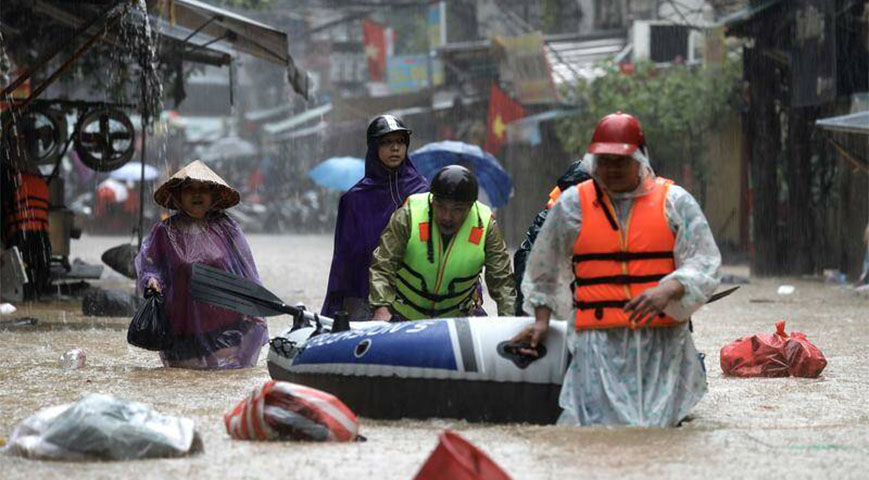 197 Killed, 128 Missing After Typhoon Yagi Hit Northern Vietnam