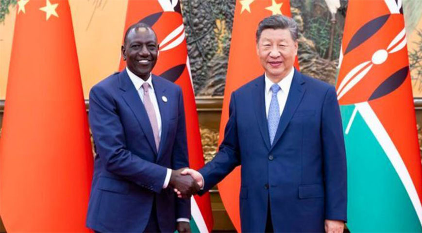 President William Ruto and China's President Xi Jinping