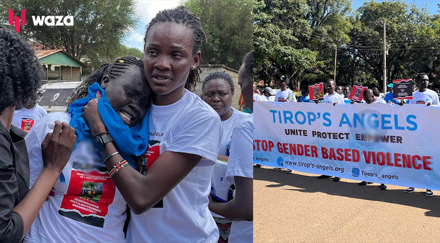 Female athletes and gender activists have gathered in Eldoret for a major procession to escort the body of athlete Rebeca Cheptegei. https://shorturl.at/tvuIl