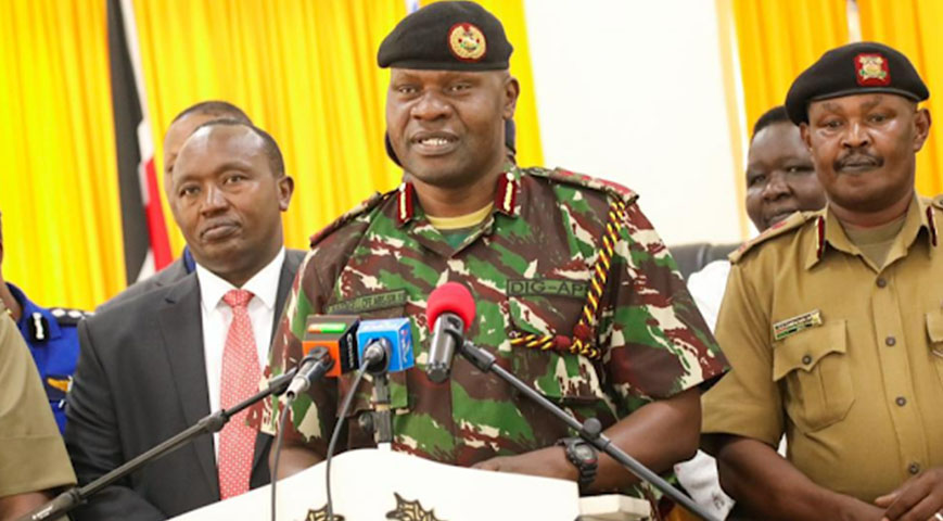 Acting Inspector General of Police Gilbert Masengeli