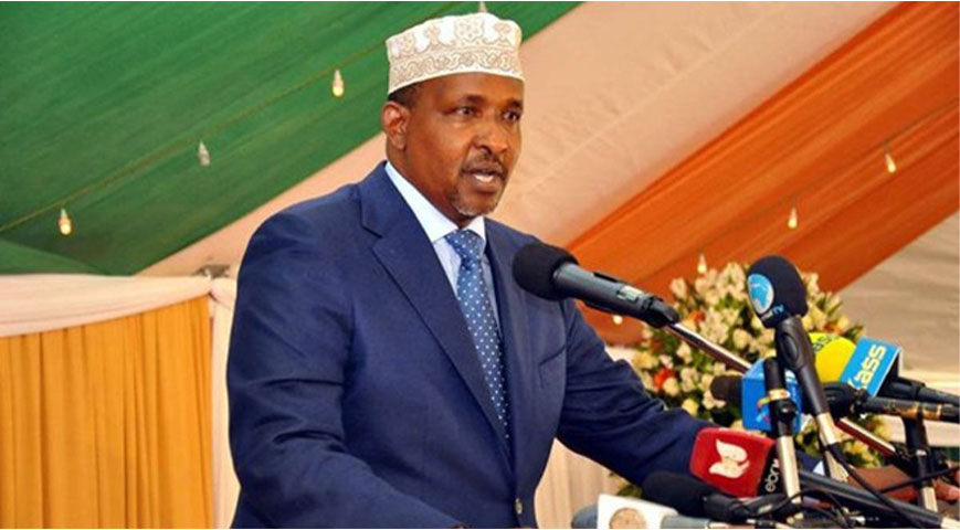 Environment Cabinet Secretary Aden Duale