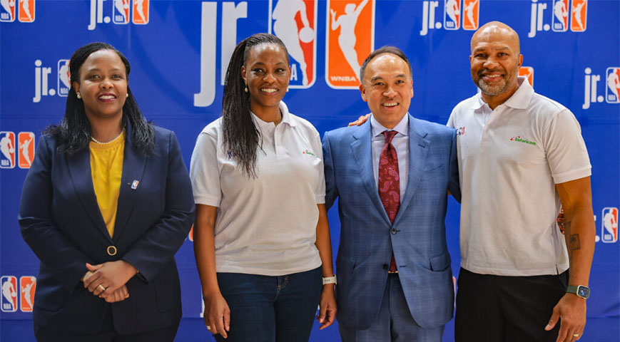 Safaricom And NBA Launch Youth Basketball Program In Kenya