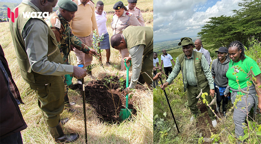 CS Justin Muturi leads tree planting initiative at Maseno School to mark Mazingira Day